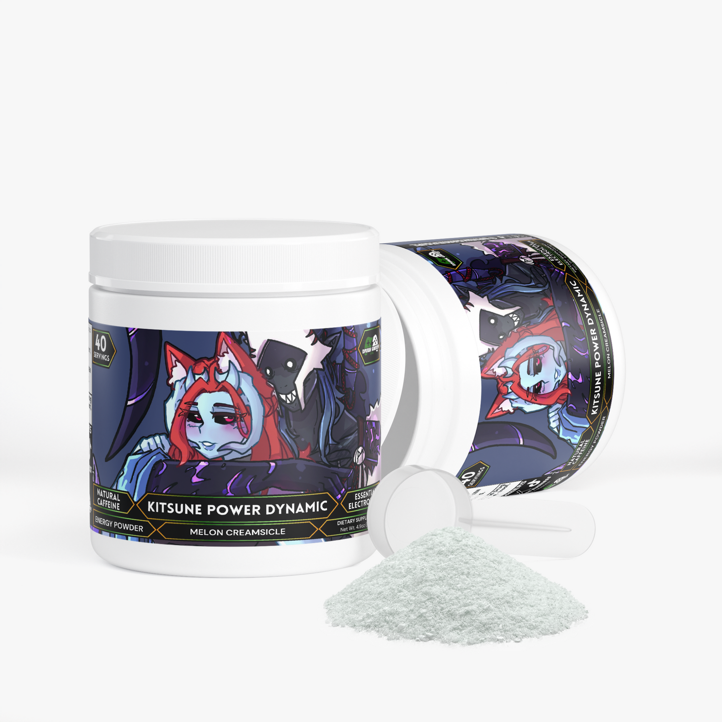 ObsidiankitsuVT - Kitsune Power Dynamic Energy Powder (Melon Creamsicle)