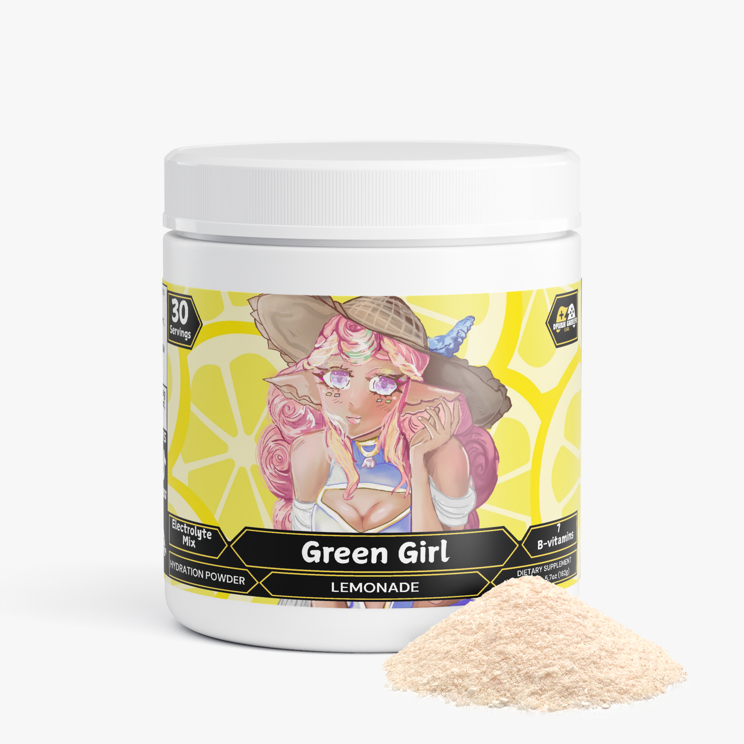 Hyacinth Sunshine - Green Girl Hydration Powder (Lemonade)