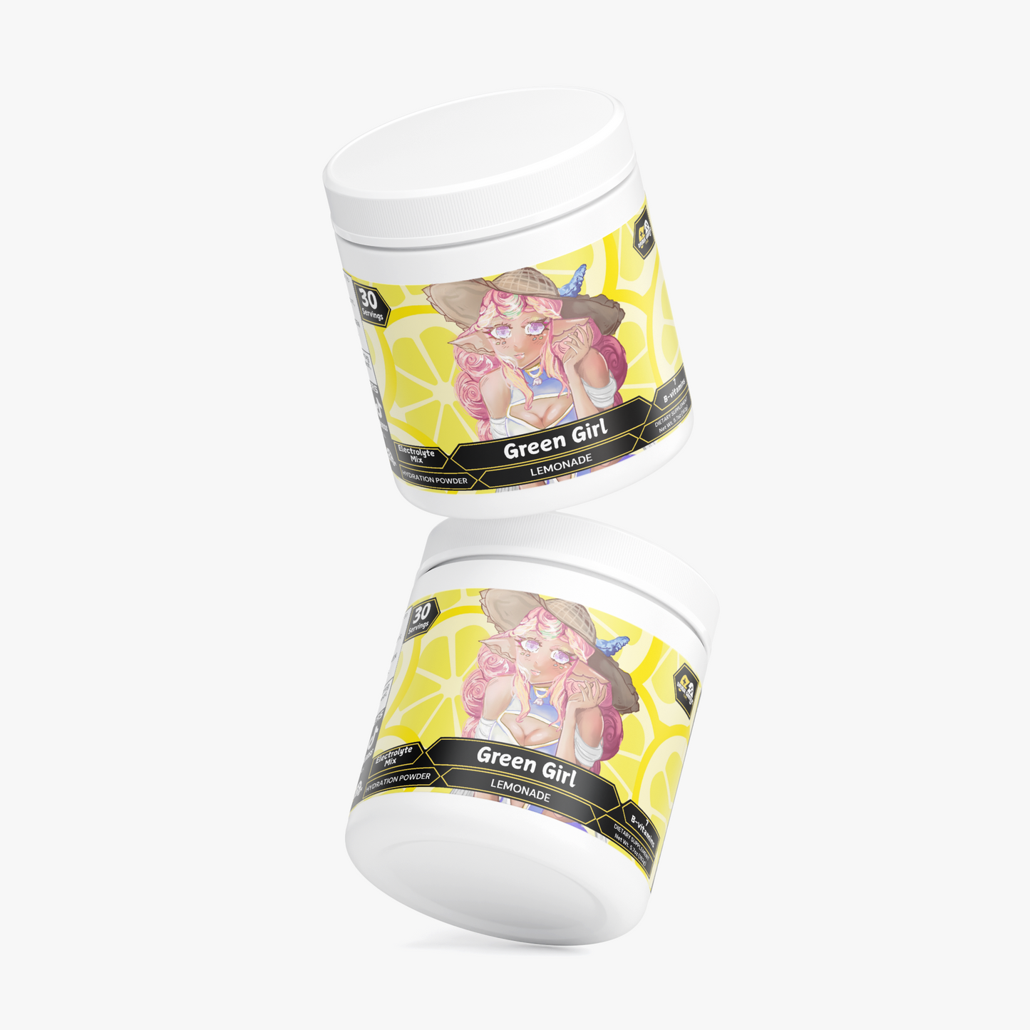 Hyacinth Sunshine - Green Girl Hydration Powder (Lemonade)