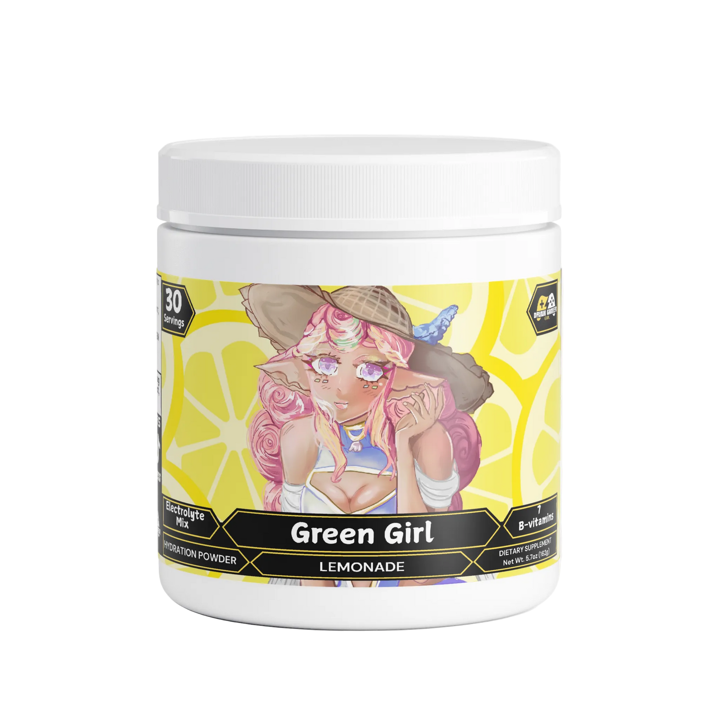 Hyacinth Sunshine - Green Girl Hydration Powder (Lemonade)