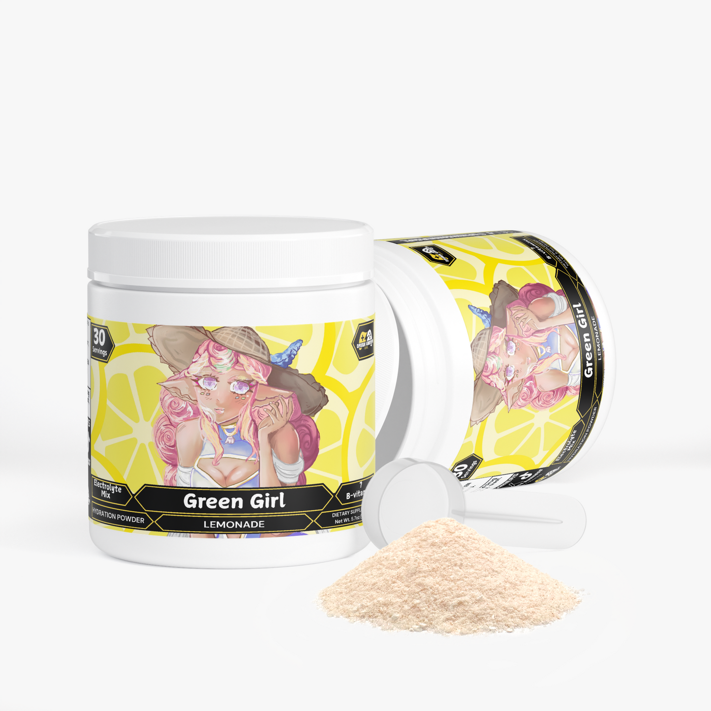 Hyacinth Sunshine - Green Girl Hydration Powder (Lemonade)