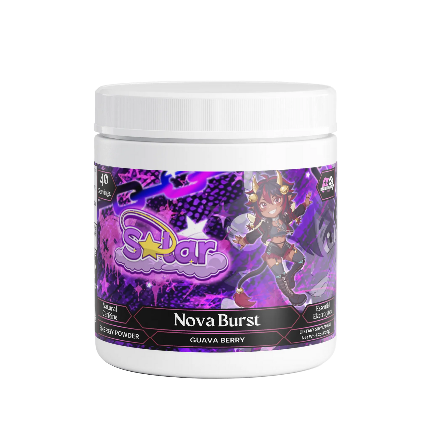 Solar Studios - Nova Burst Energy Powder (Guava Berry)