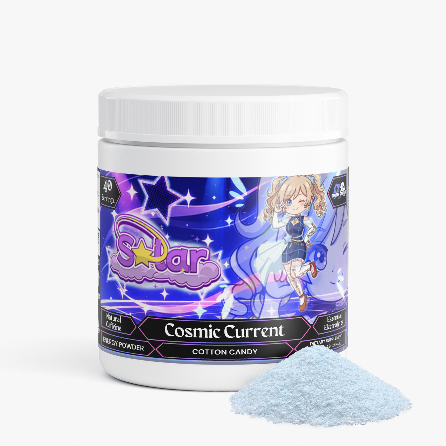 Solar Studios - Cosmic Current Energy Powder (Cotton Candy)