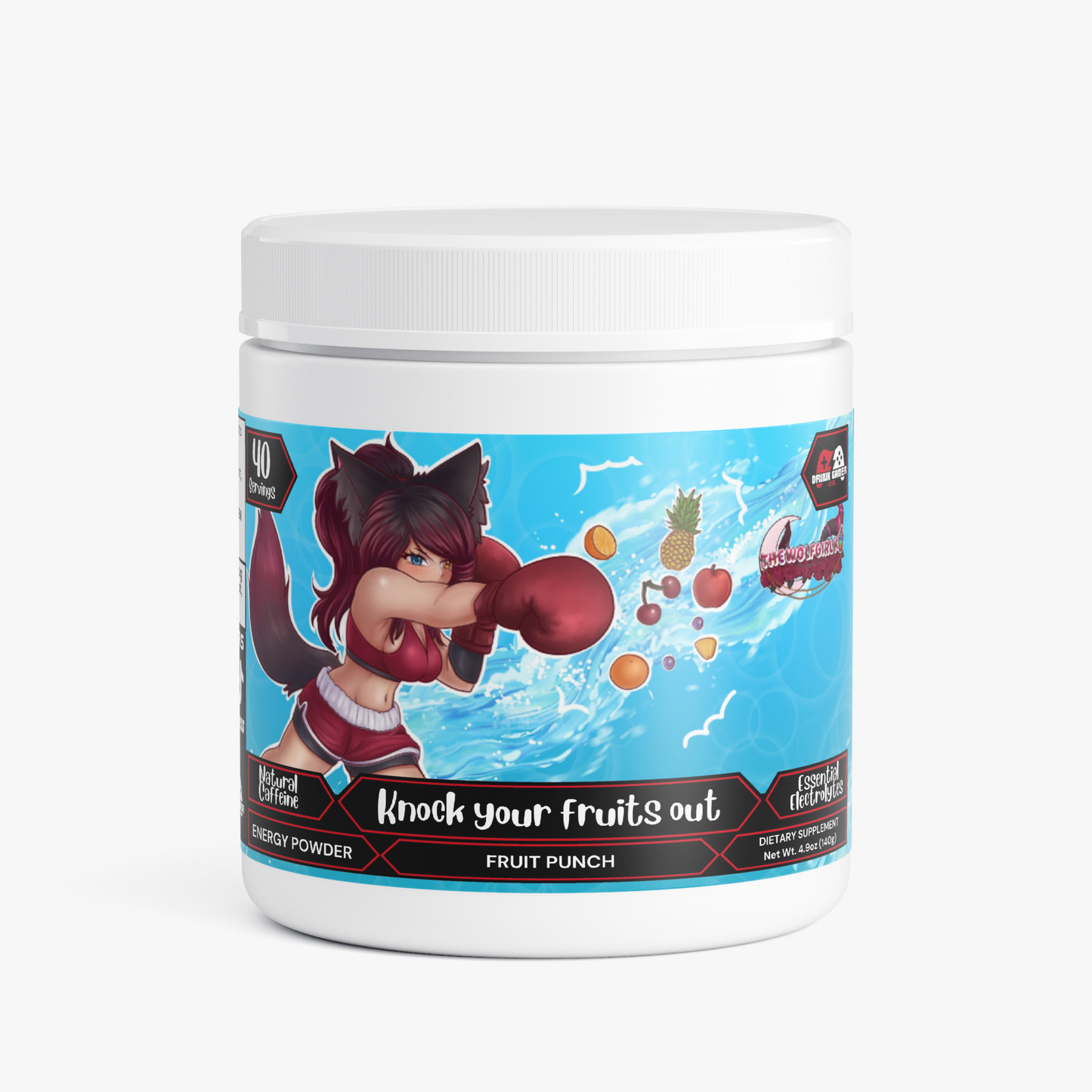Thewolfgirlx - Knock your Fruits Out Energy Powder (Fruit Punch)