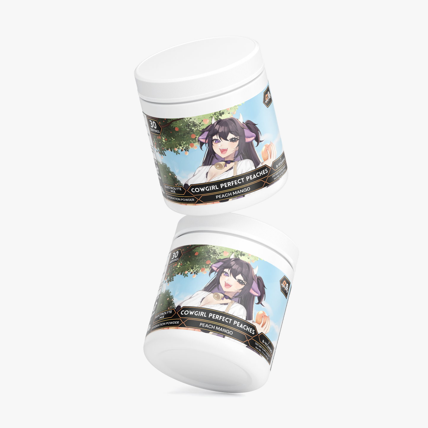 La Cowgirl - Cowgirl Perfect Peaches Hydration Powder (Peach Mango)