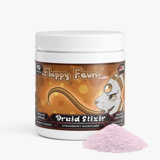 Floppy Faun - Druid Elixir Energy Powder (Strawberry Shortcake)