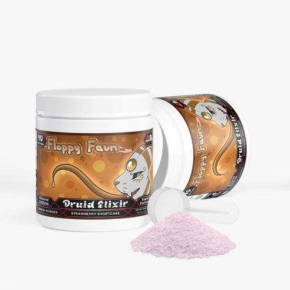 Floppy Faun - Druid Elixir Energy Powder (Strawberry Shortcake)