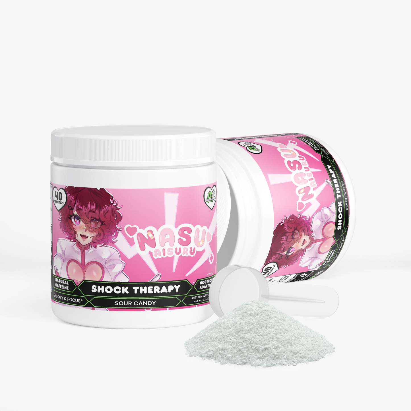 Nasu Aisuru - Shock Therapy Focus Powder (Sour Candy)