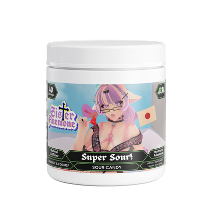 Sister Anemone - Super Sour! Focus Powder (Sour Candy)