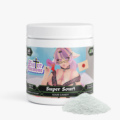 Sister Anemone - Super Sour! Focus Powder (Sour Candy)