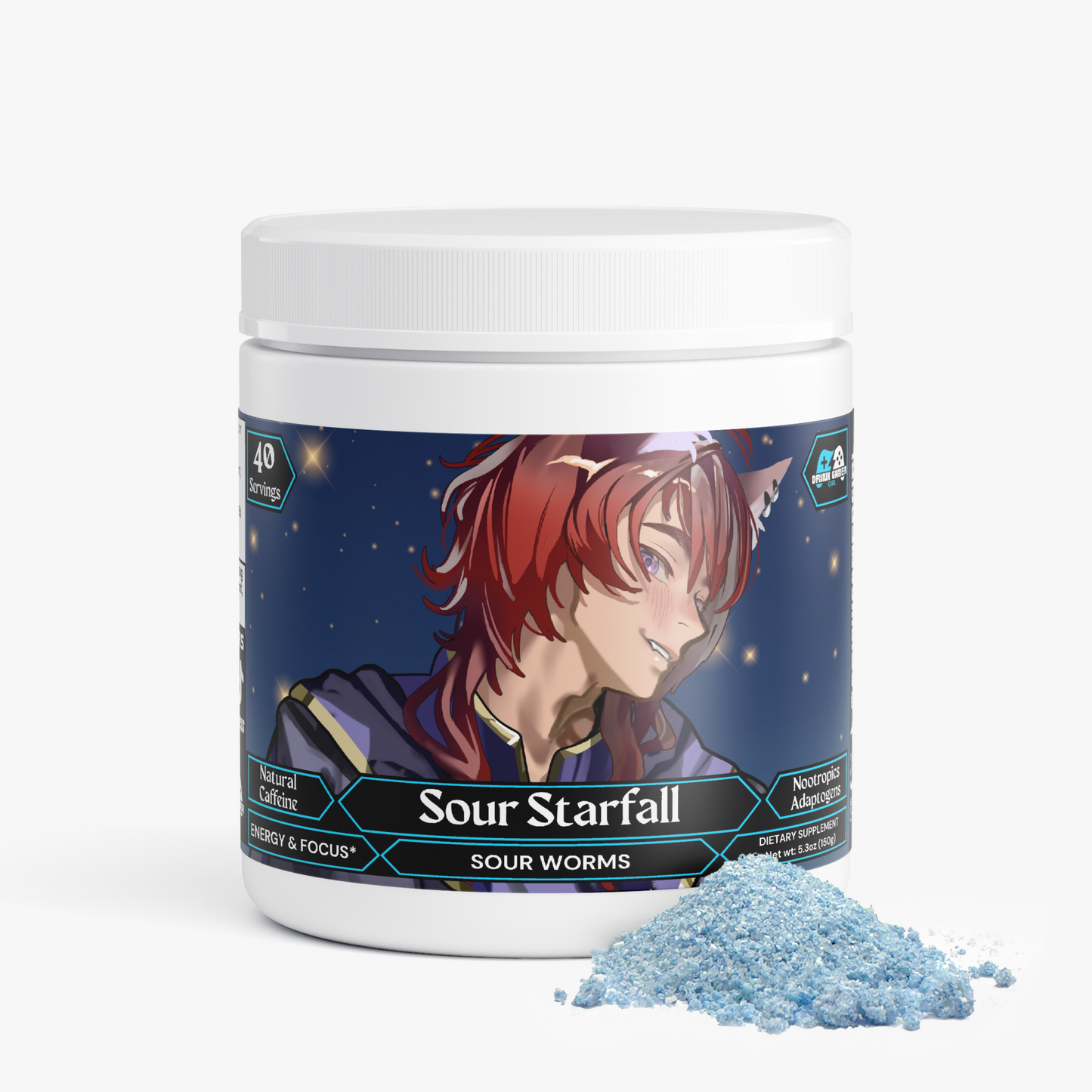 Cepheus Sins - Sour Starfall Focus Powder (Sour Worms)