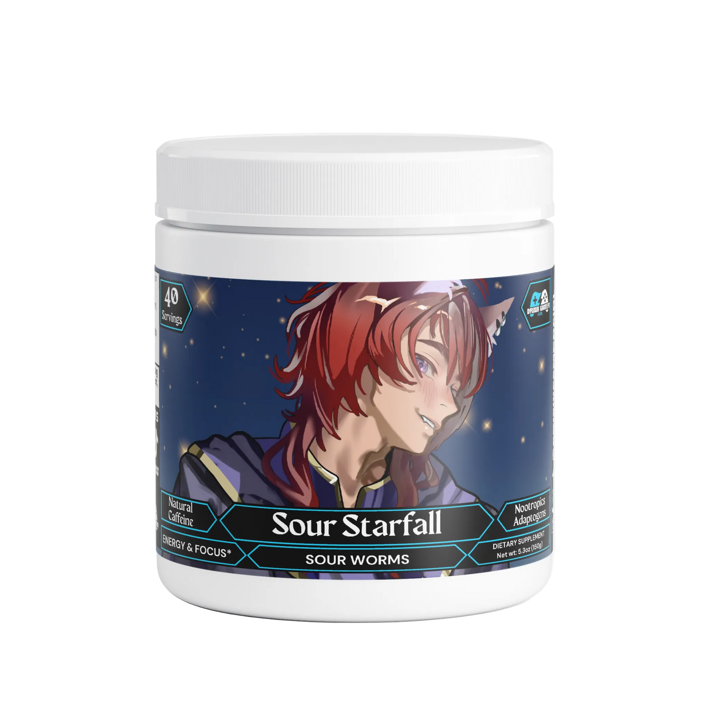 Cepheus Sins - Sour Starfall Focus Powder (Sour Worms)