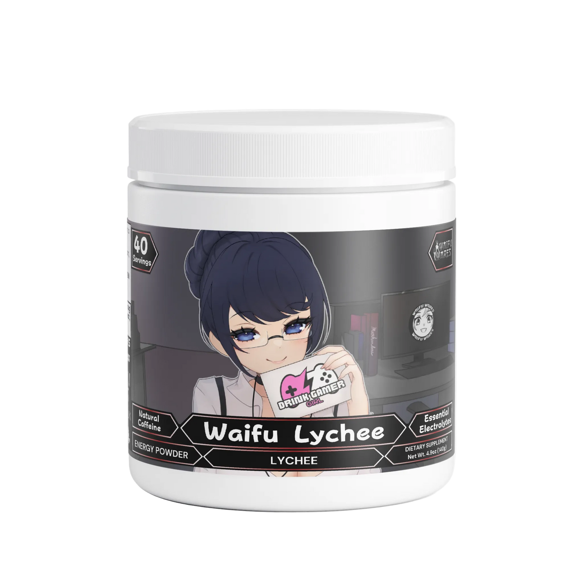 Waifu Wares - Waifu Lychee Energy Powder (Lychee Energy)