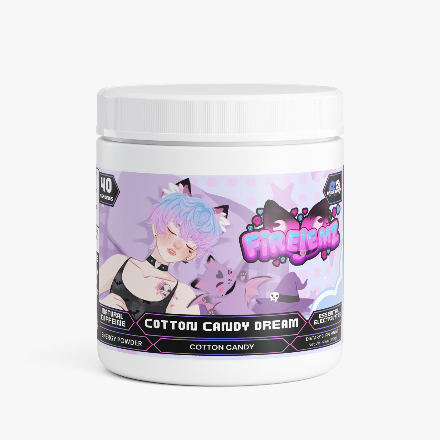 Firejemz - Cotton Candy Dream Energy Powder (Cotton Candy)