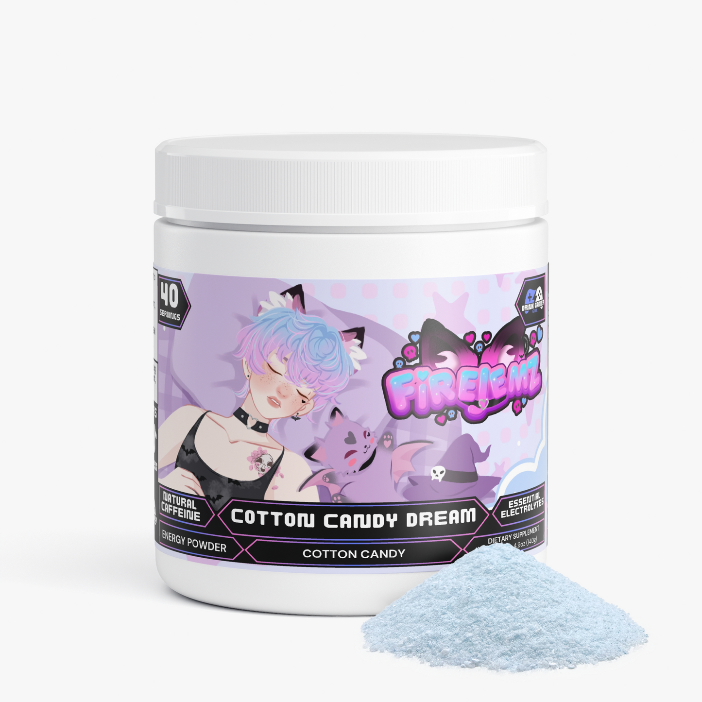 Firejemz - Cotton Candy Dream Energy Powder (Cotton Candy)