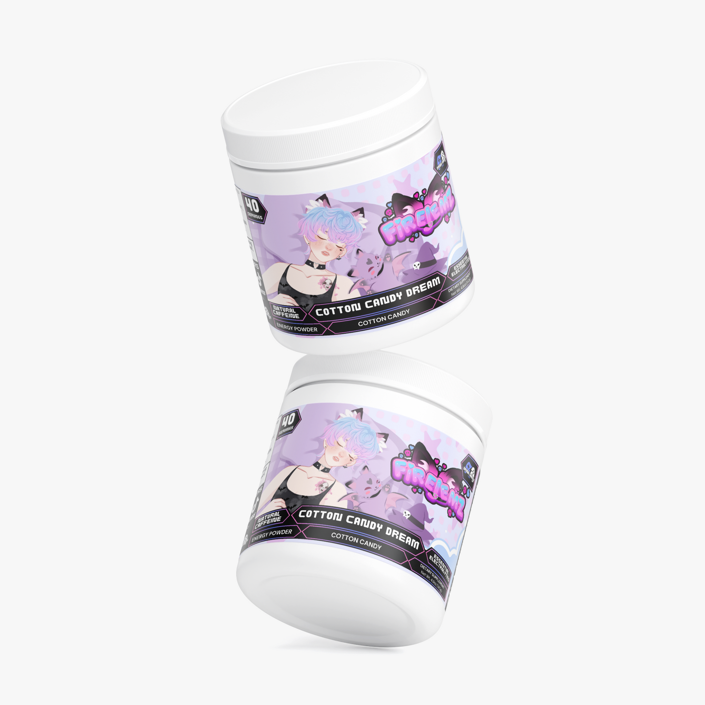 Firejemz - Cotton Candy Dream Energy Powder (Cotton Candy)