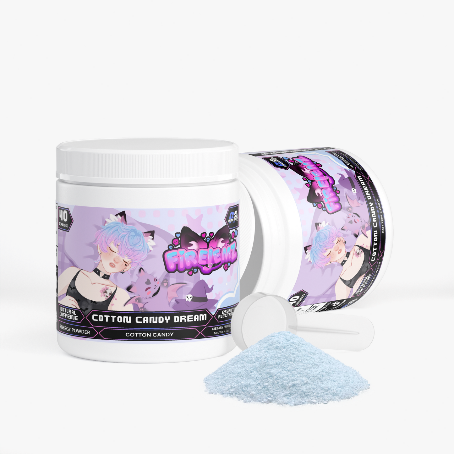 Firejemz - Cotton Candy Dream Energy Powder (Cotton Candy)