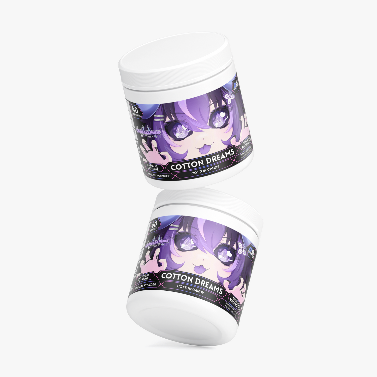 Grimalkinnie - Kinnie Kandy Energy Powder (Cotton Candy)