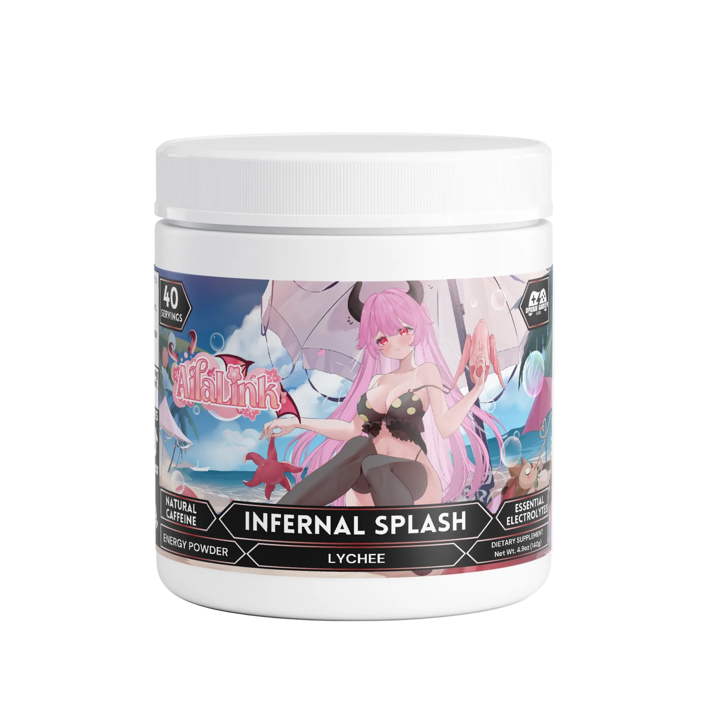 AilaLink - Infernal Splash Energy Powder (Lychee Energy)