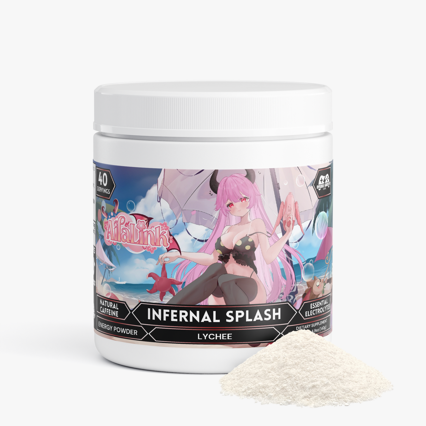 AilaLink - Infernal Splash Energy Powder (Lychee Energy)