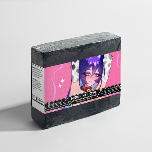 Skywolfmiku - Midnight Howl Charcoal Soap