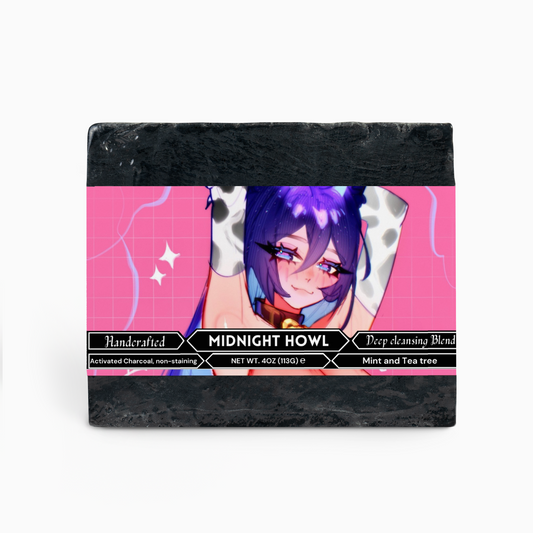 Skywolfmiku - Midnight Howl Charcoal Soap