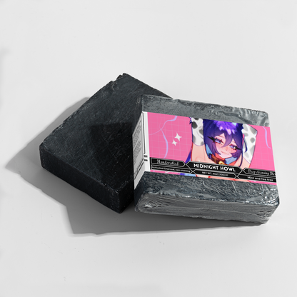 Skywolfmiku - Midnight Howl Charcoal Soap