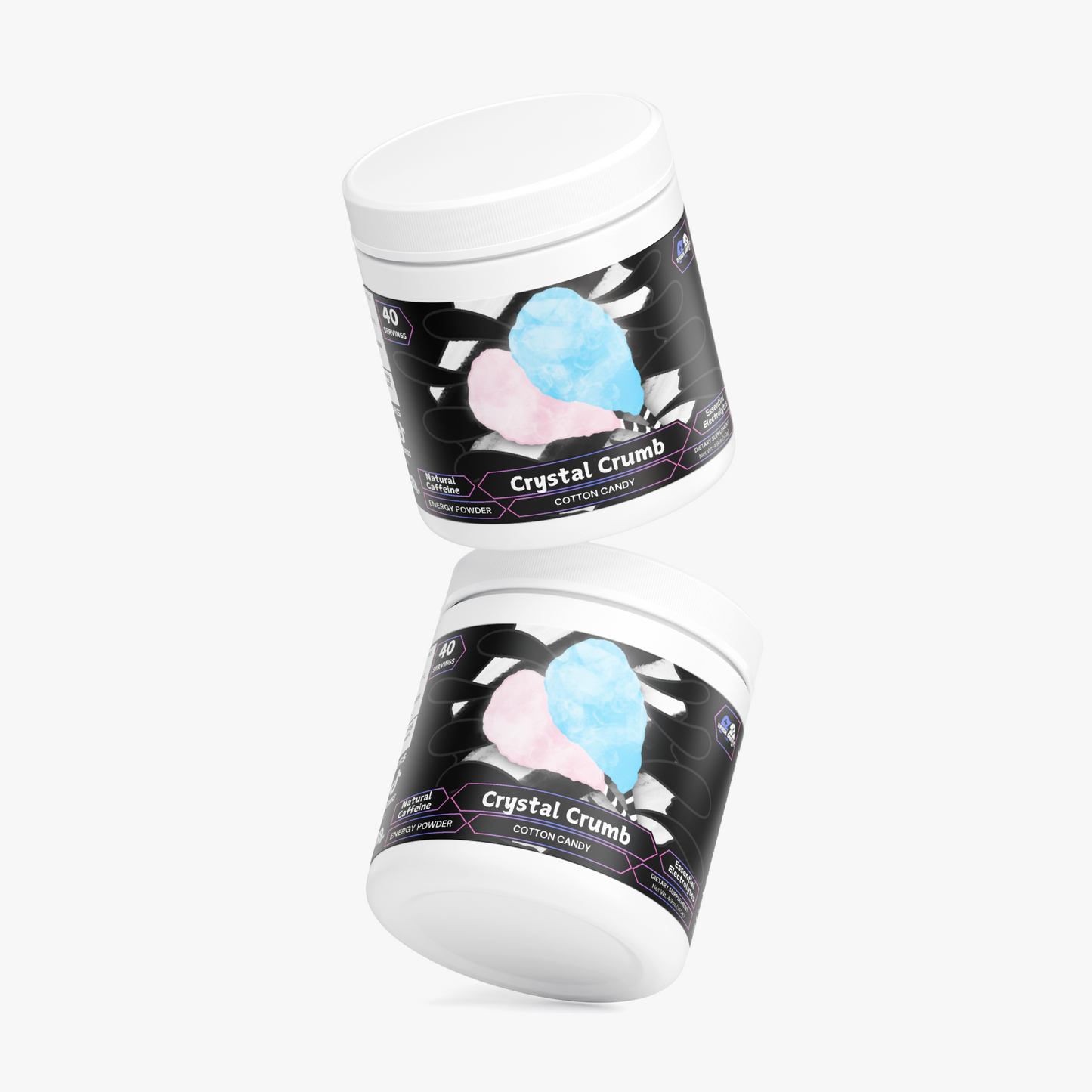 SiroLyite - Crystal Crumb Energy Powder (Cotton Candy)