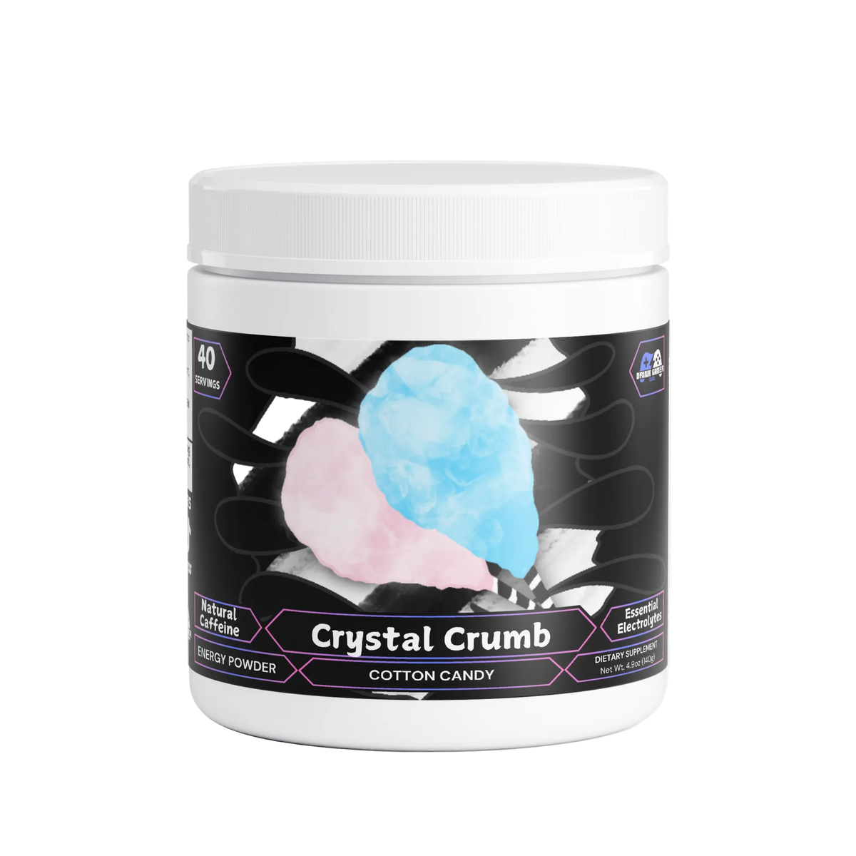 SiroLyite - Crystal Crumb Energy Powder (Cotton Candy)