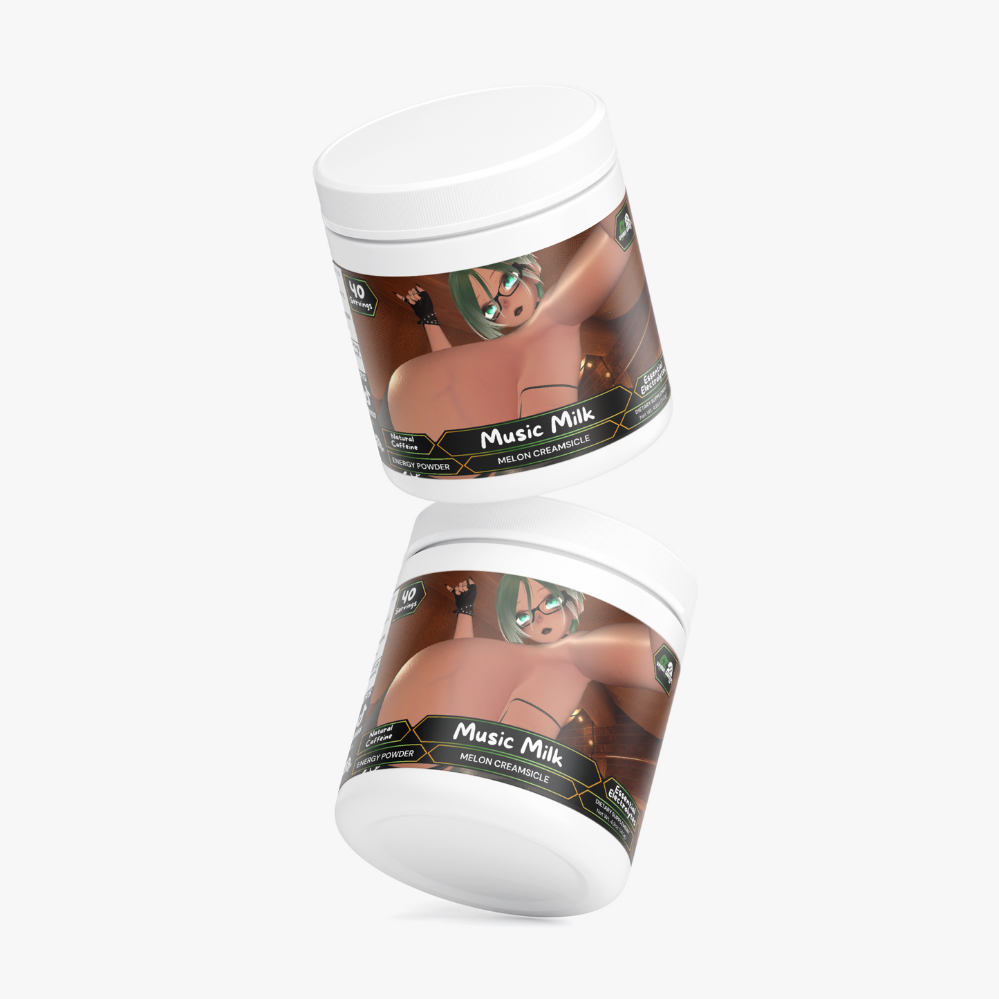 Queen Rhythm - Music Milk Energy Powder (Melon Creamsicle)