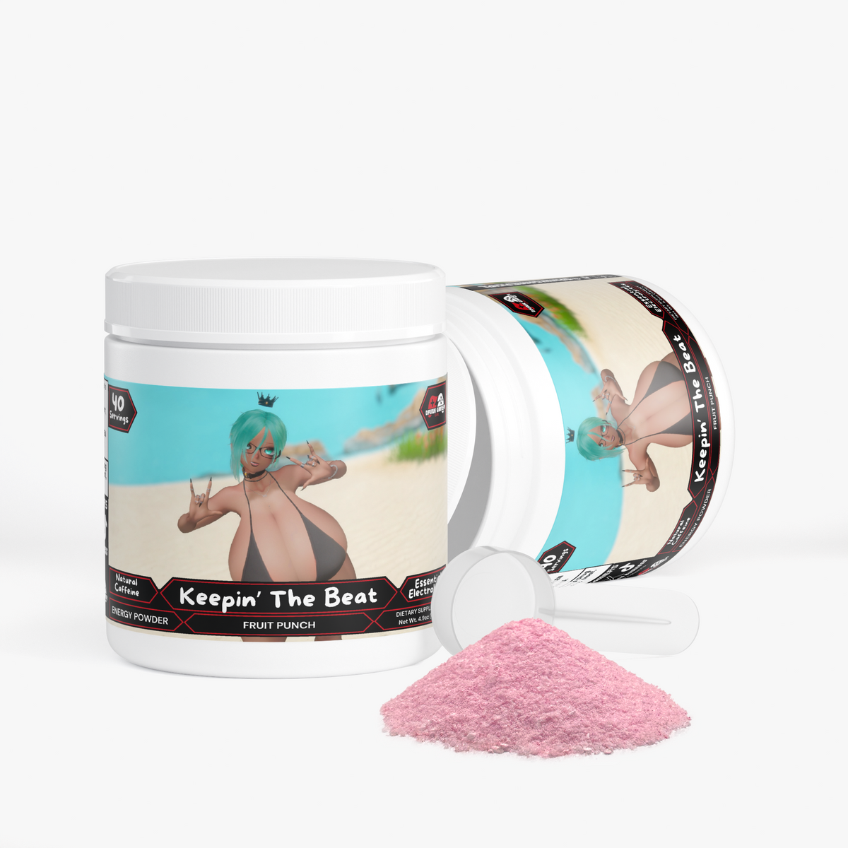 Queen Rhythm - Keepin' The Beat Energy Powder (Fruit Punch)