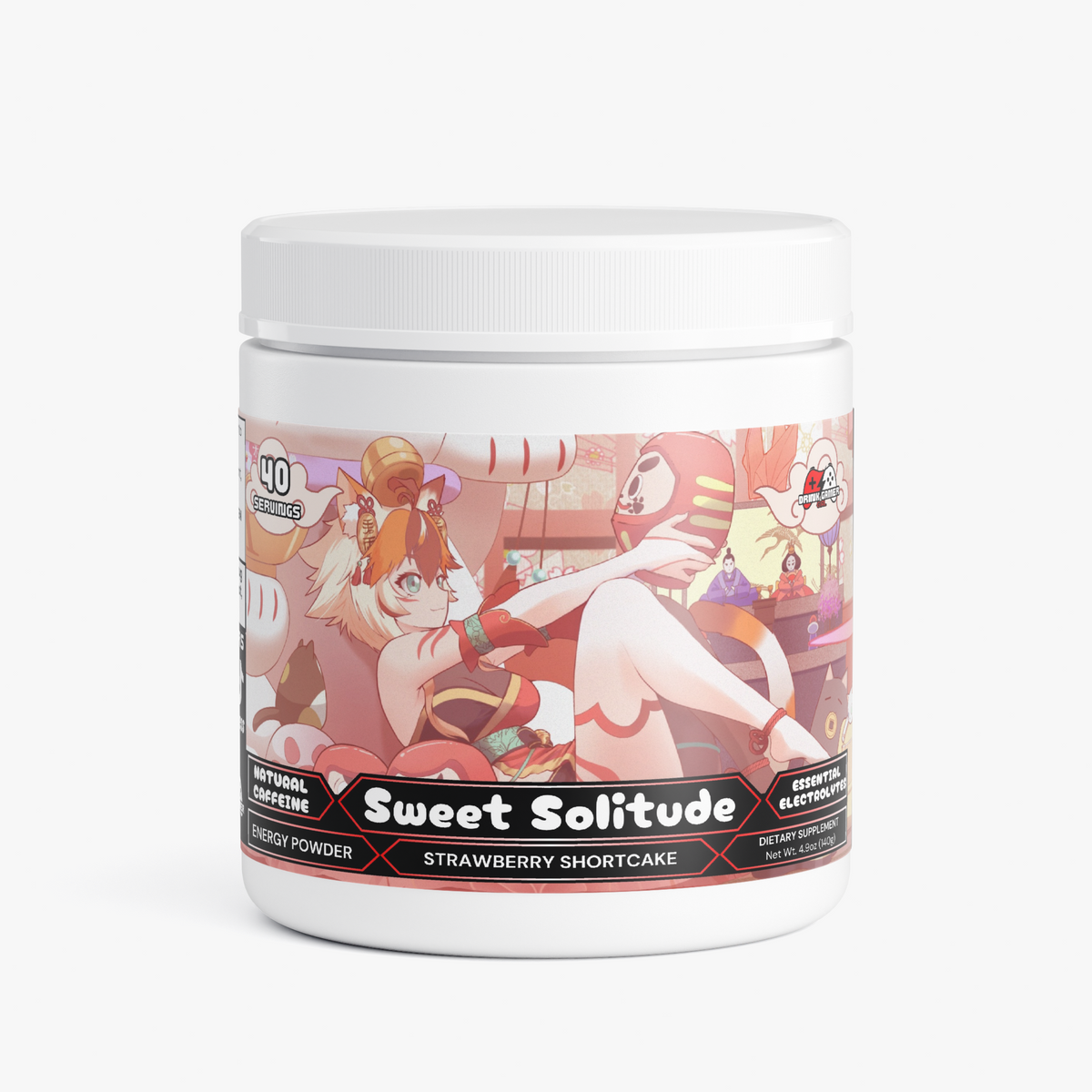 Cali Coco - Sweet Solitude Energy Powder (Strawberry Shortcake)