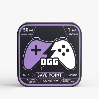 DGG - Save Point Sleep Strips (Raspberry Oral Strips)