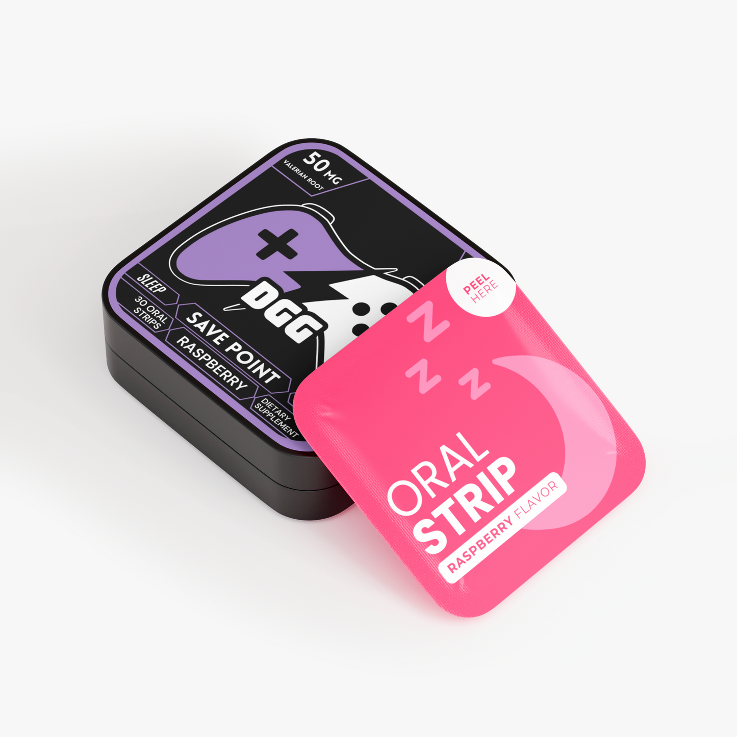 DGG - Save Point Sleep Strips (Raspberry Oral Strips)
