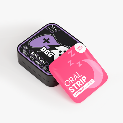 DGG - Save Point Sleep Strips (Raspberry Oral Strips)