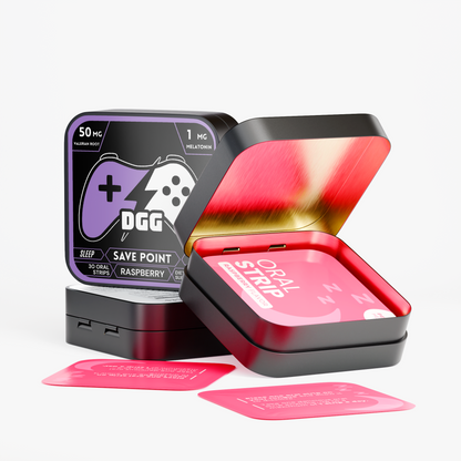 DGG - Save Point Sleep Strips (Raspberry Oral Strips)