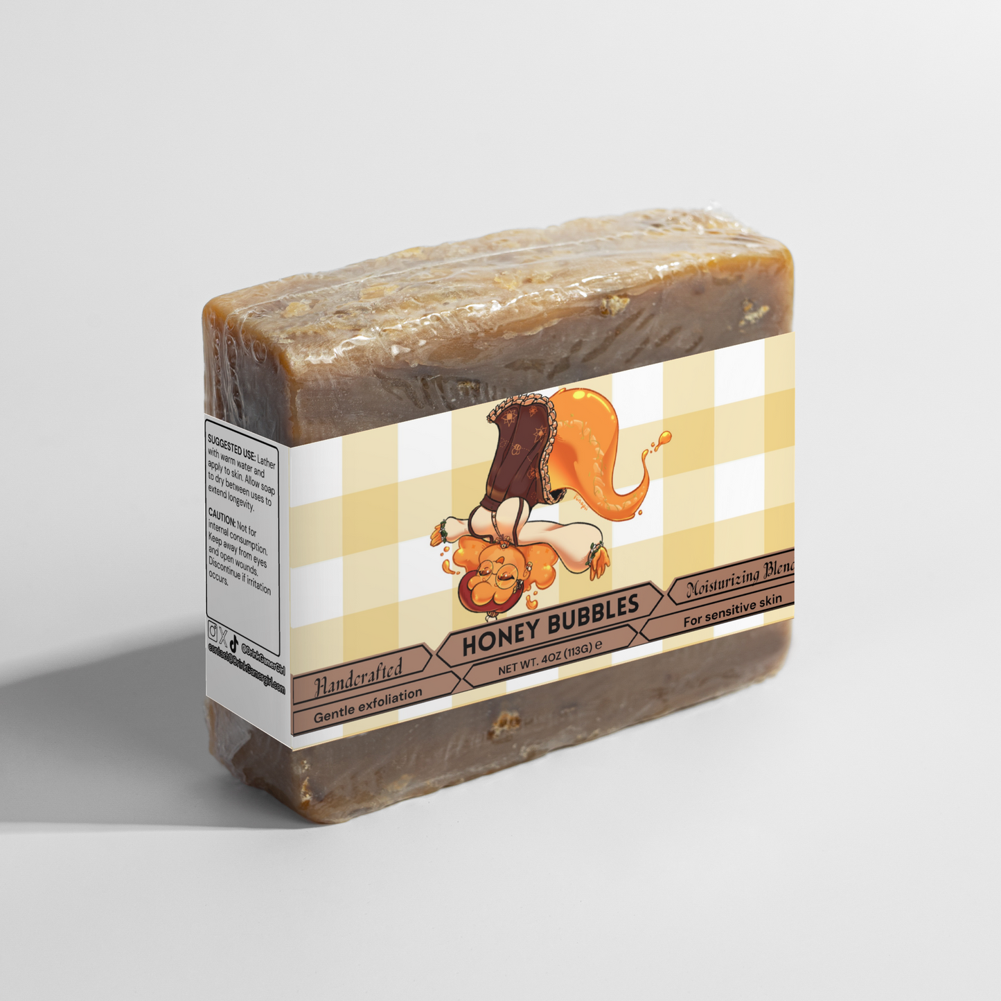 GoostieBee - Honey Bubbles Oat Milk Honey Soap