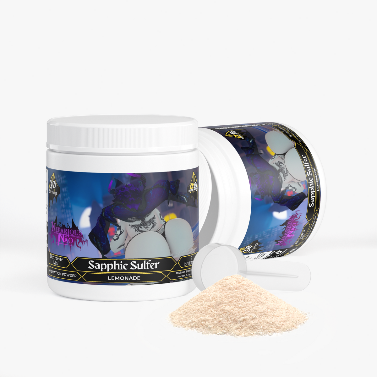 Nefarious Nao - Sapphic Sulfer Hydration Powder (Lemonade)