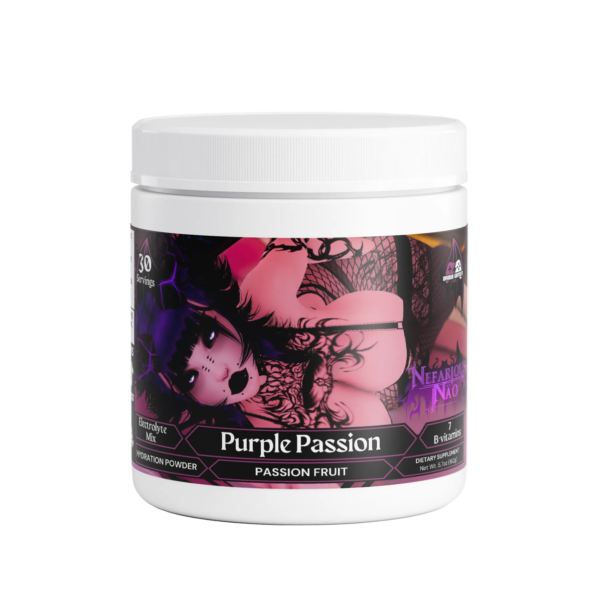 Nefarious Nao - Purple Passion Hydration Powder (Passion Fruit)