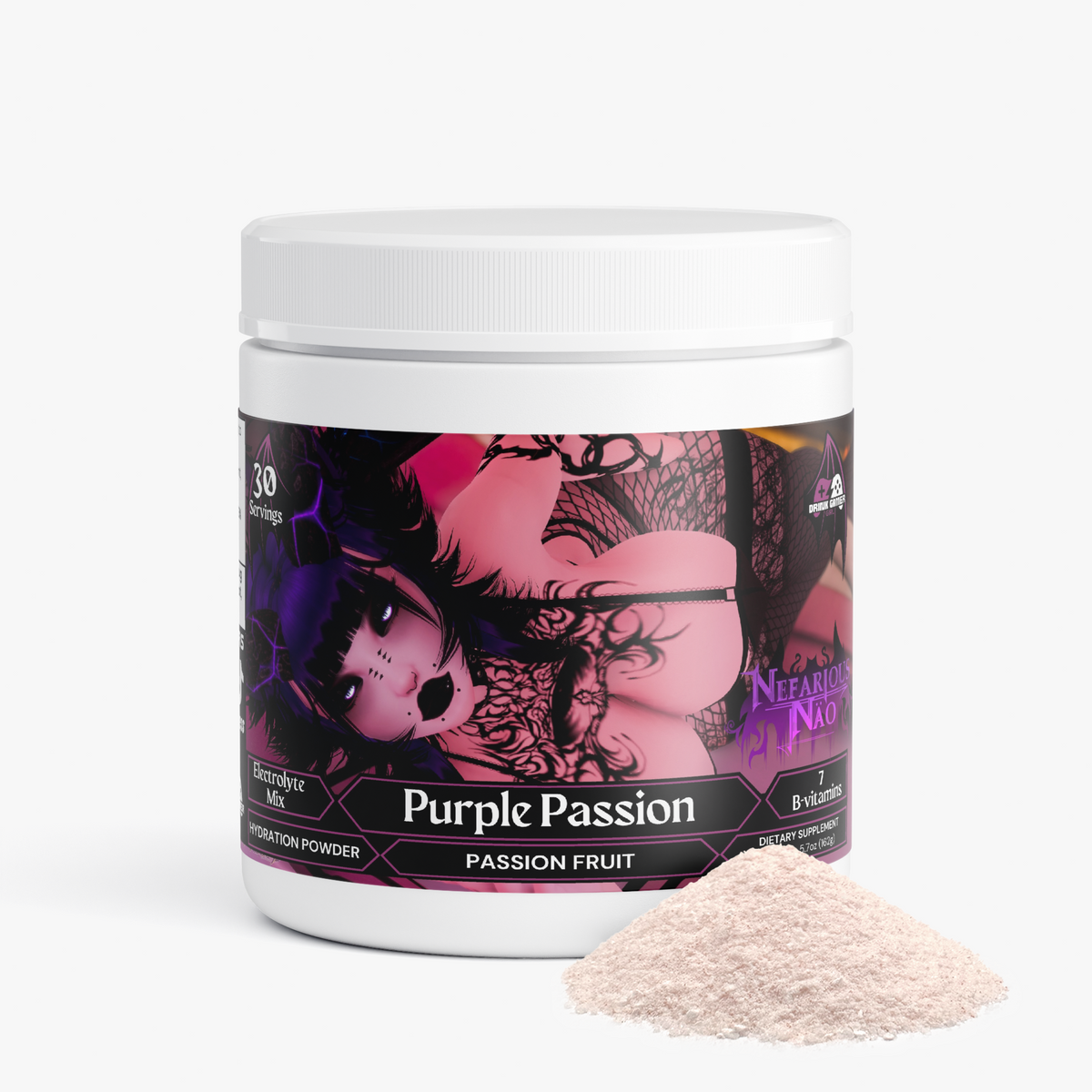 Nefarious Nao - Purple Passion Hydration Powder (Passion Fruit)