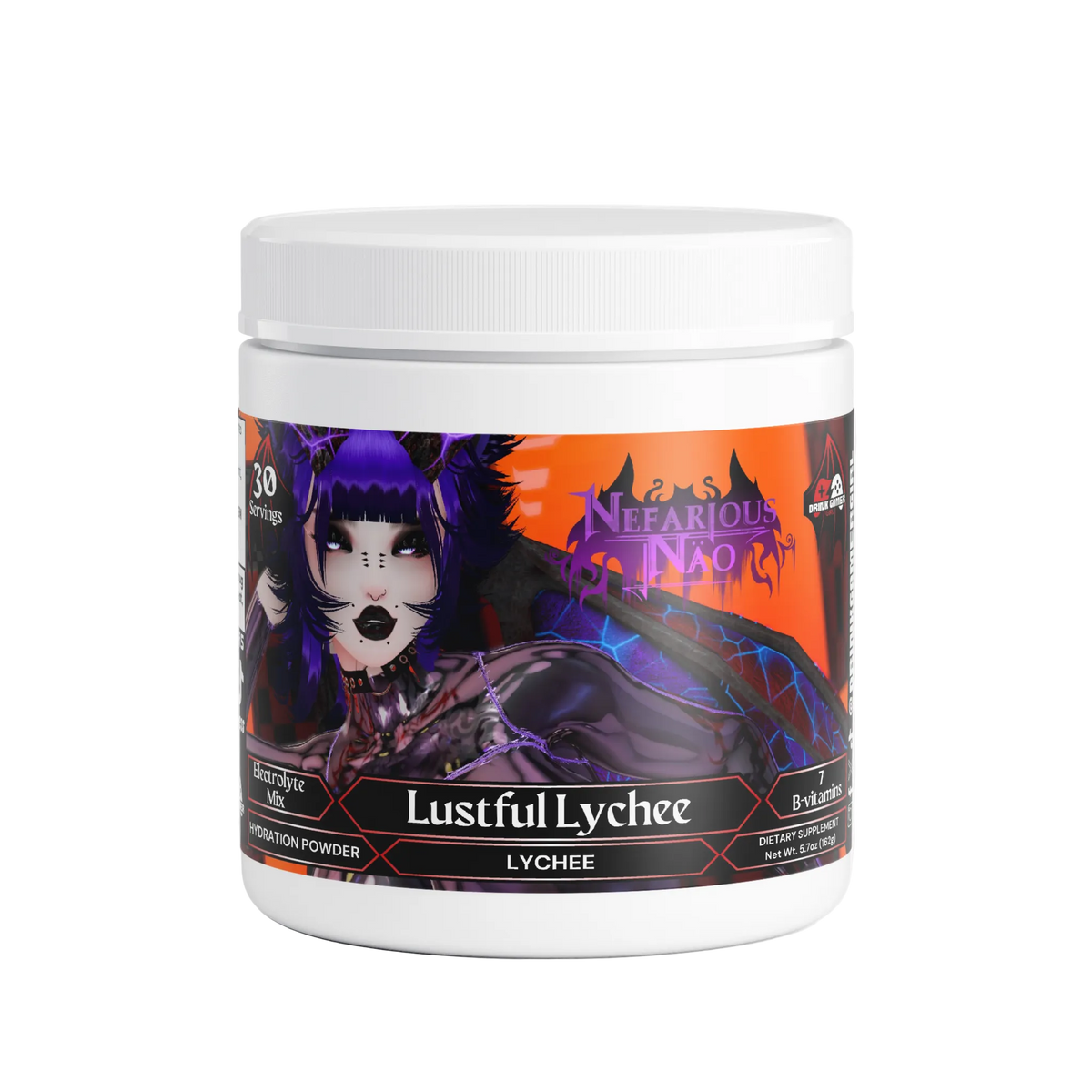 Nefarious Nao - Lustful Lychee Hydration Powder (Lychee)