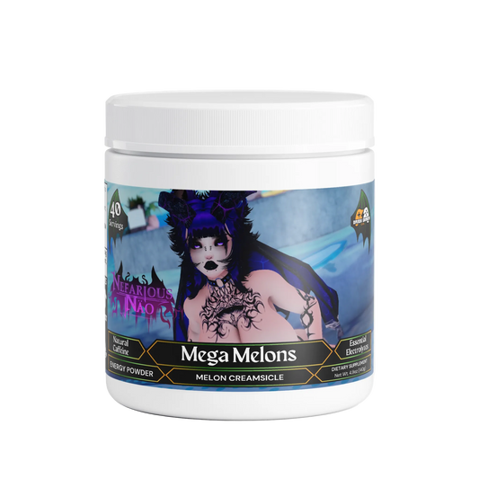 Nefarious Nao - Mega Melons Energy Powder (Melon Creamsicle)