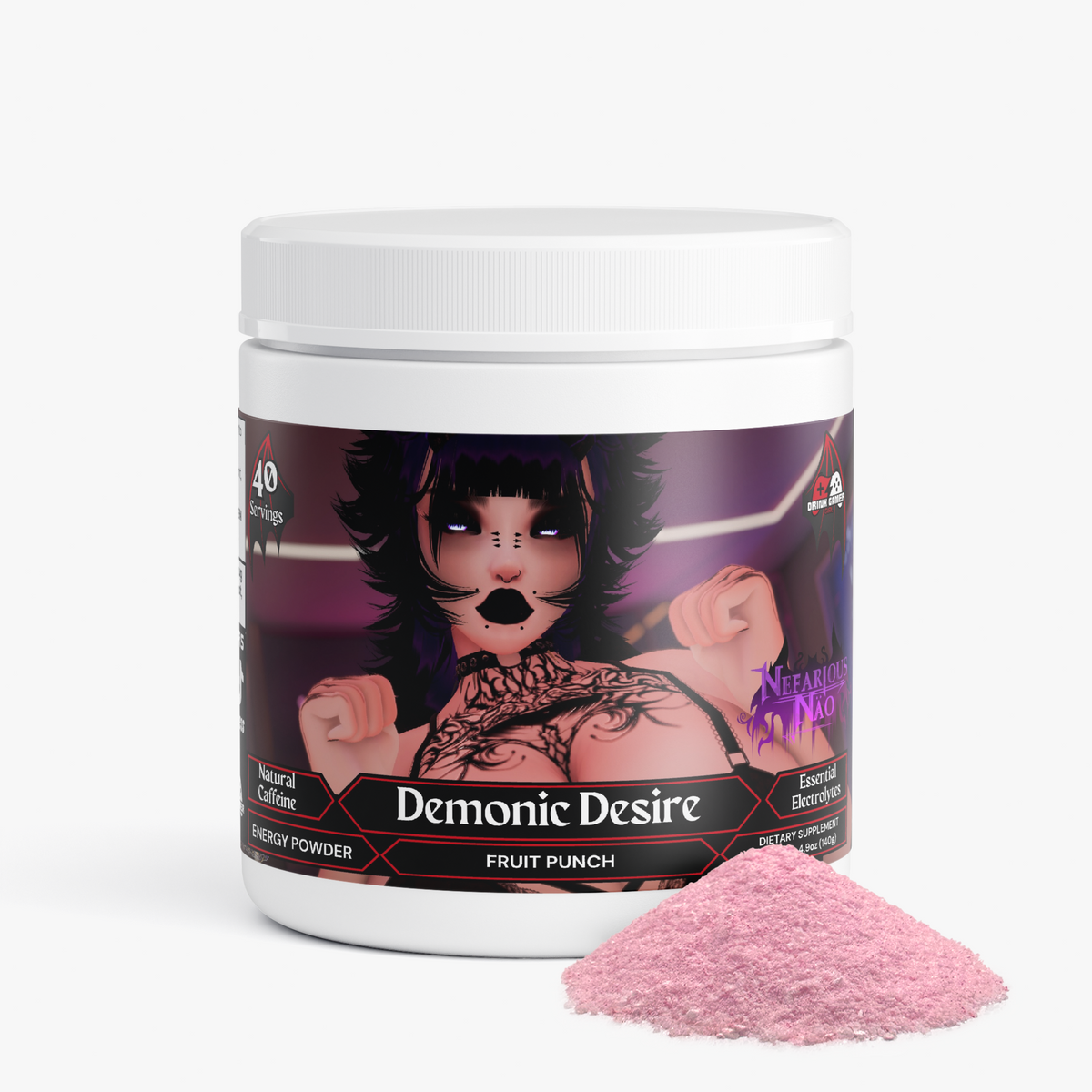 Nefarious Nao - Demonic Desire Energy Powder (Fruit Punch)