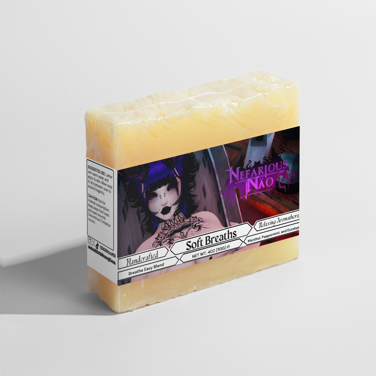 Nefarious Nao - Soft Breaths Breathe Clear Soap