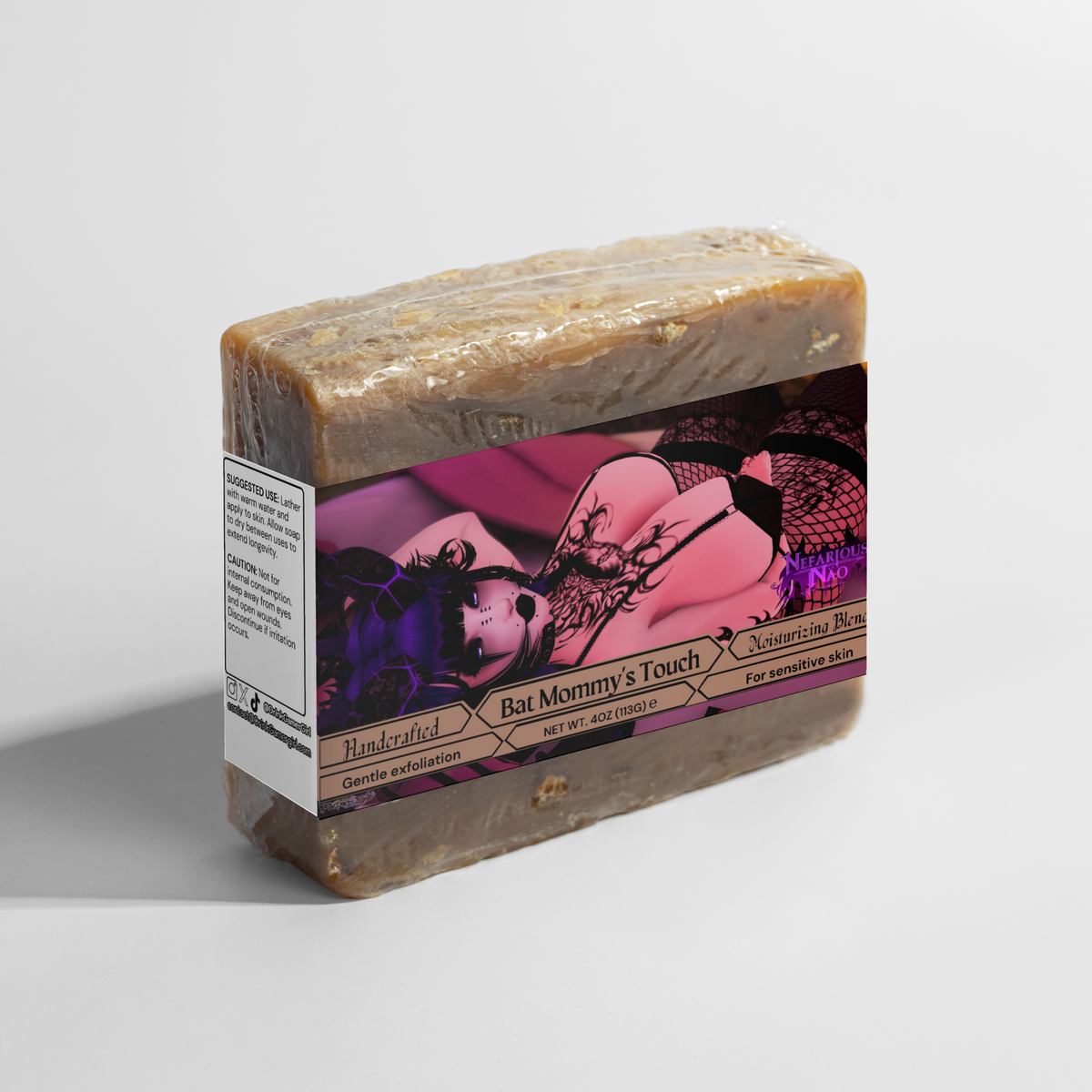Nefarious Nao - Bat Mommy's Touch Oat Milk Honey Soap