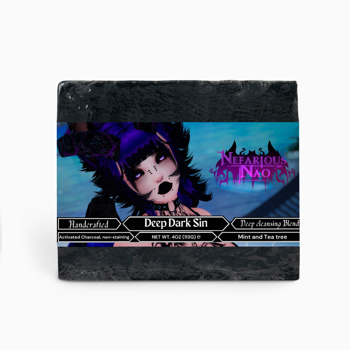 Nefarious Nao - Deep Dark Sin Charcoal Soap