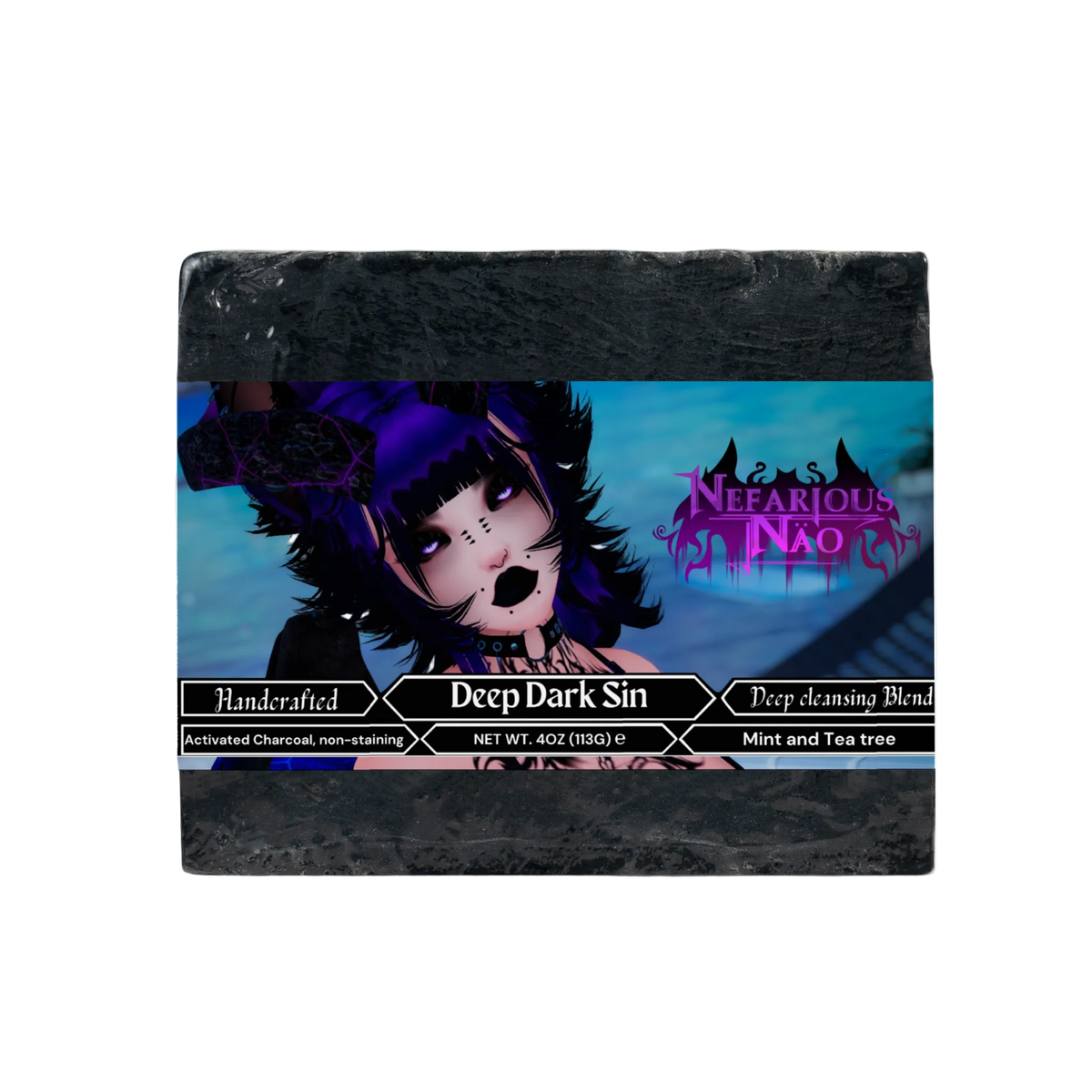 Nefarious Nao - Deep Dark Sin Charcoal Soap