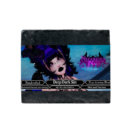 Nefarious Nao - Deep Dark Sin Charcoal Soap