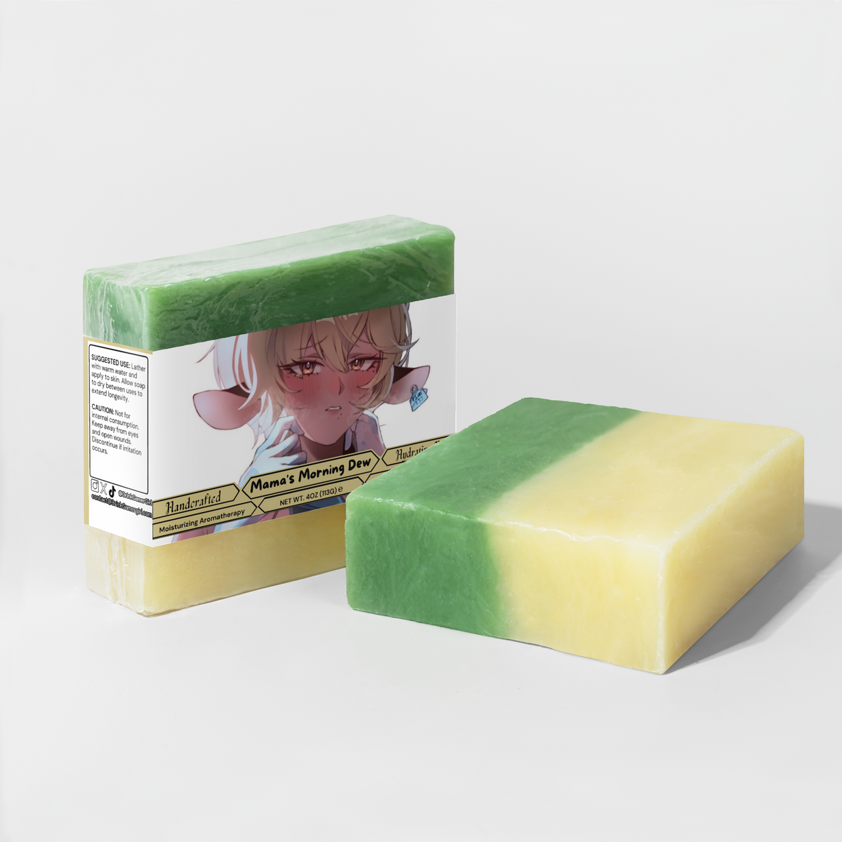 KeytheMoo - Mama's Morning Dew Aloe & Cool Cucumber Soap