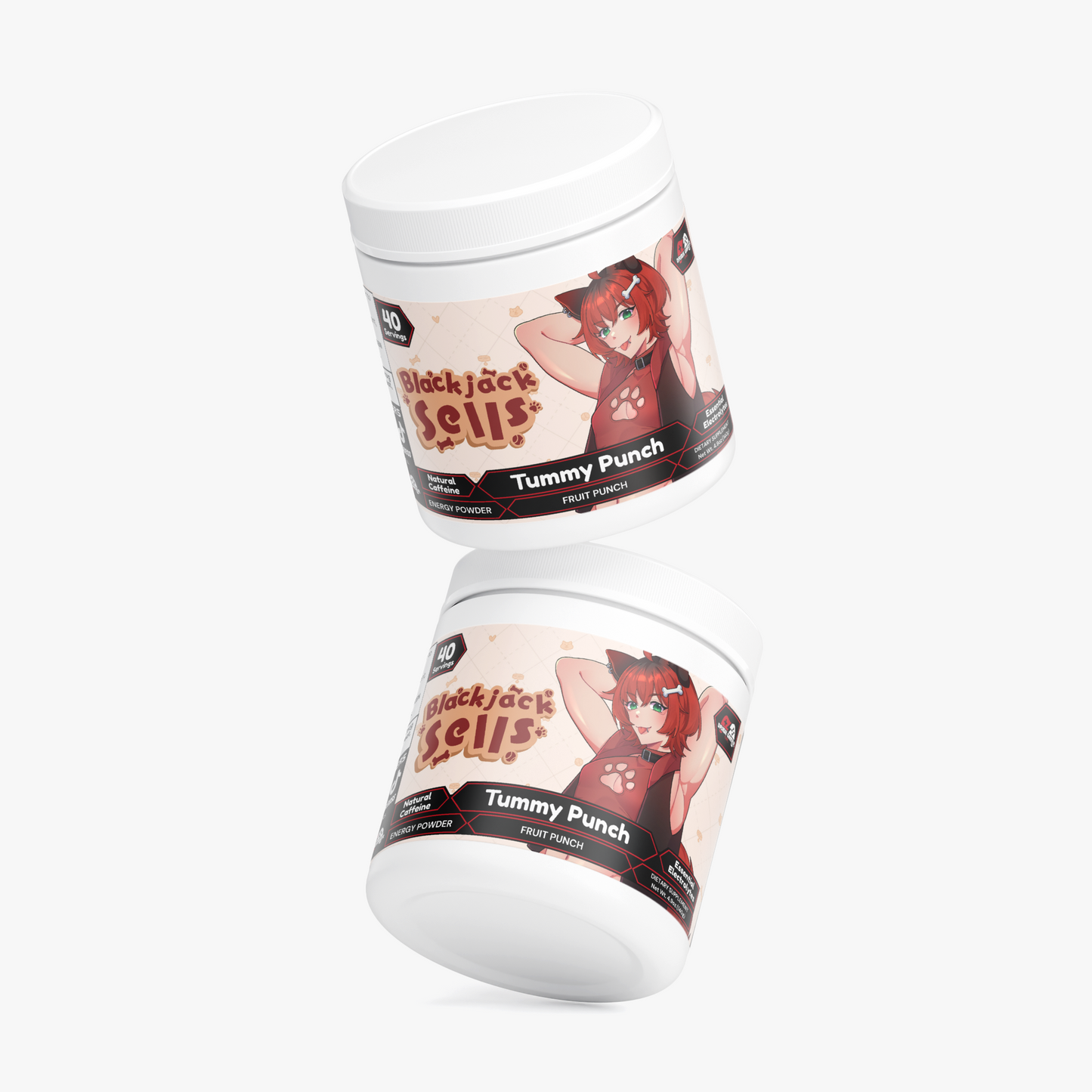 Blackjacksells - Tummy Punch Energy Powder (Fruit Punch)